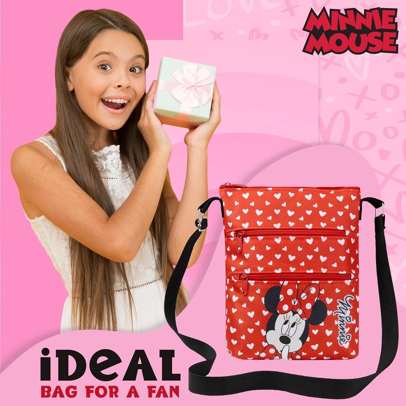 Disney Cross Body Bag for Kids - Shoulder Bag Girls Accessories Adjustable Strap Bags for Girls - Minnie Mouse Gifts - Image 3